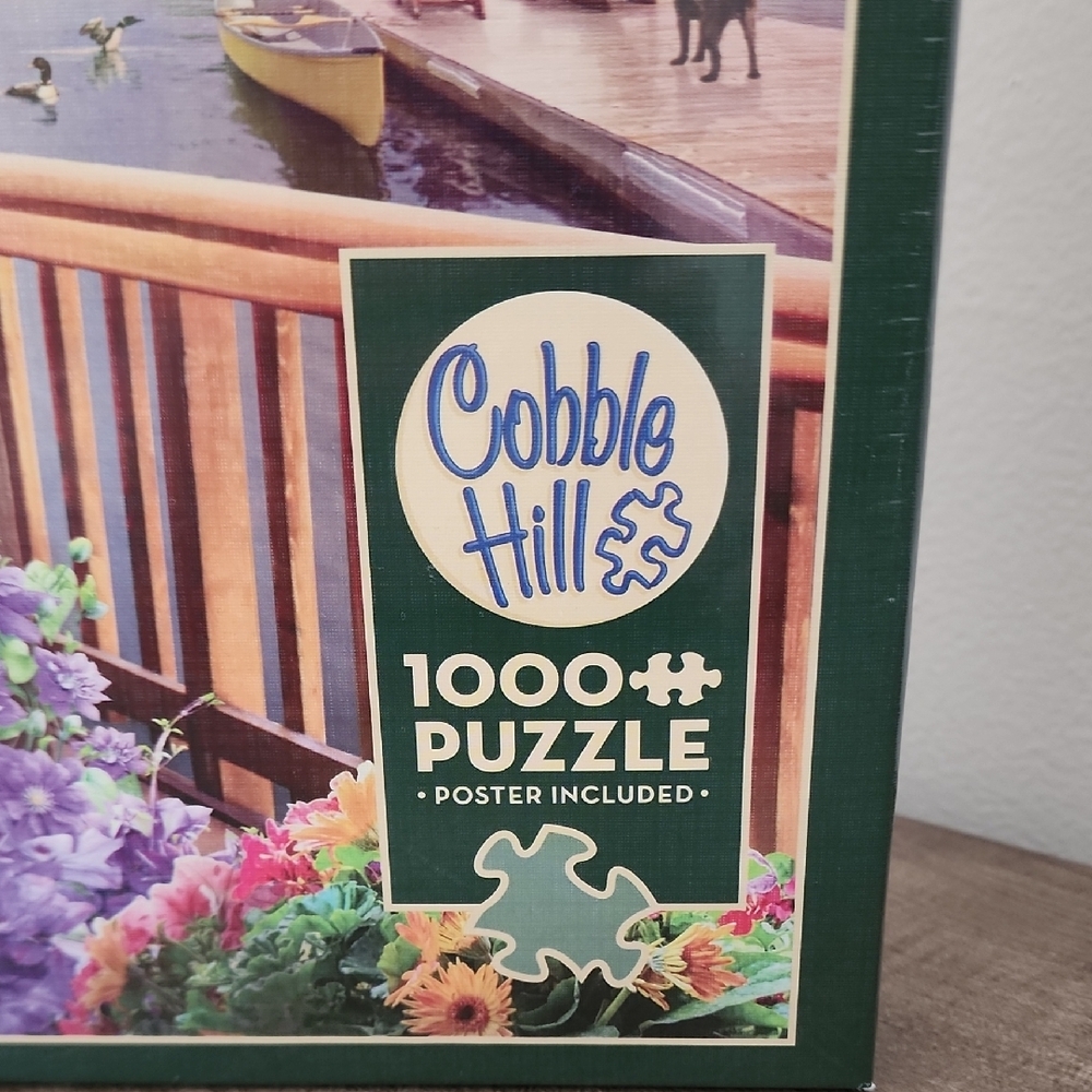 Cobble Hill Lake House Puzzle - Multicolor - Picture 3 of 7